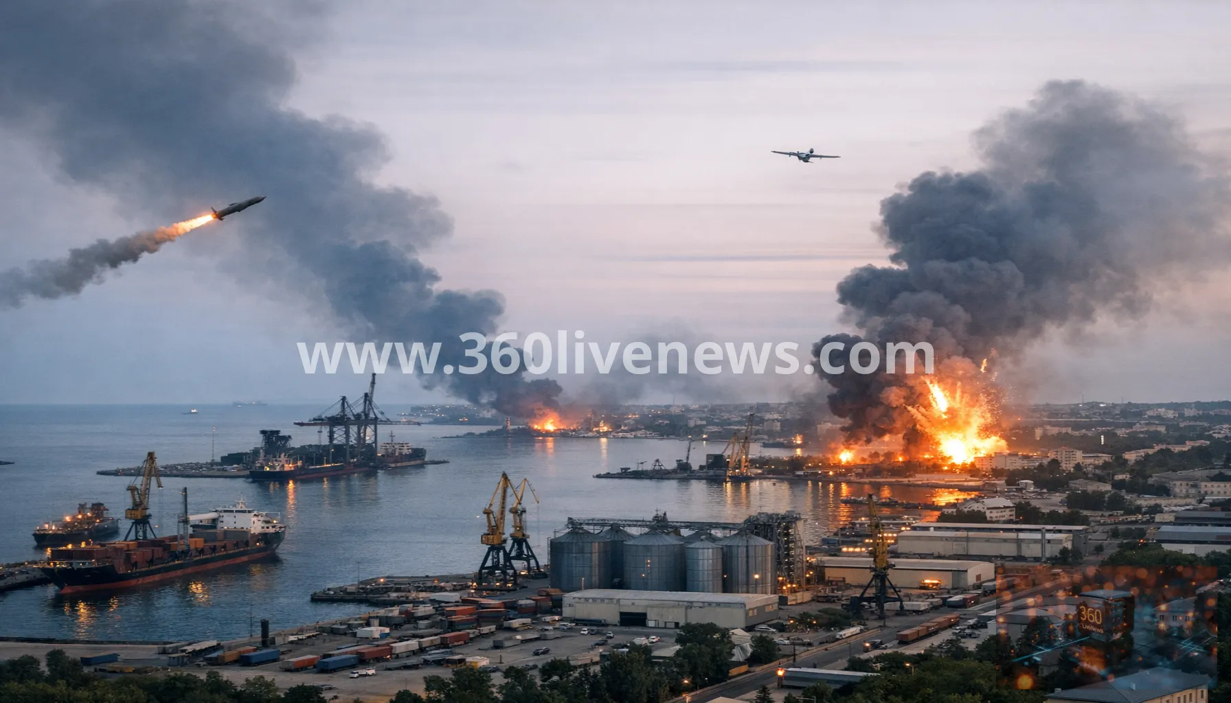 Russia intensifies Black Sea strikes on Odesa and Ukraine's ports