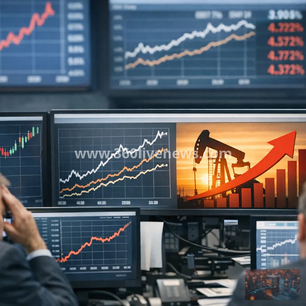 Global borrowing costs hit fresh highs as oil prices surge and inflation fears rise