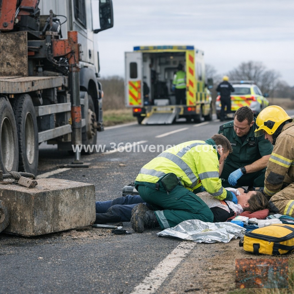 Lorry Driver Jailed for Death of Woman Struck by Loose Crane Equipment in Cambridgeshire
