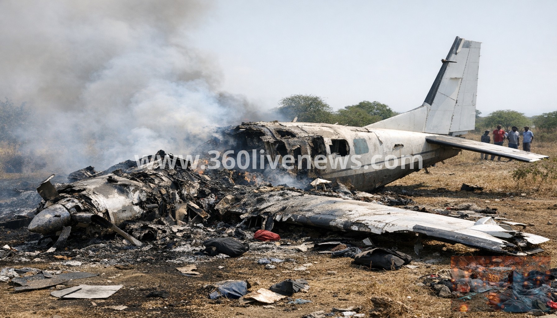 Plane crash near Juba kills all 14 onboard