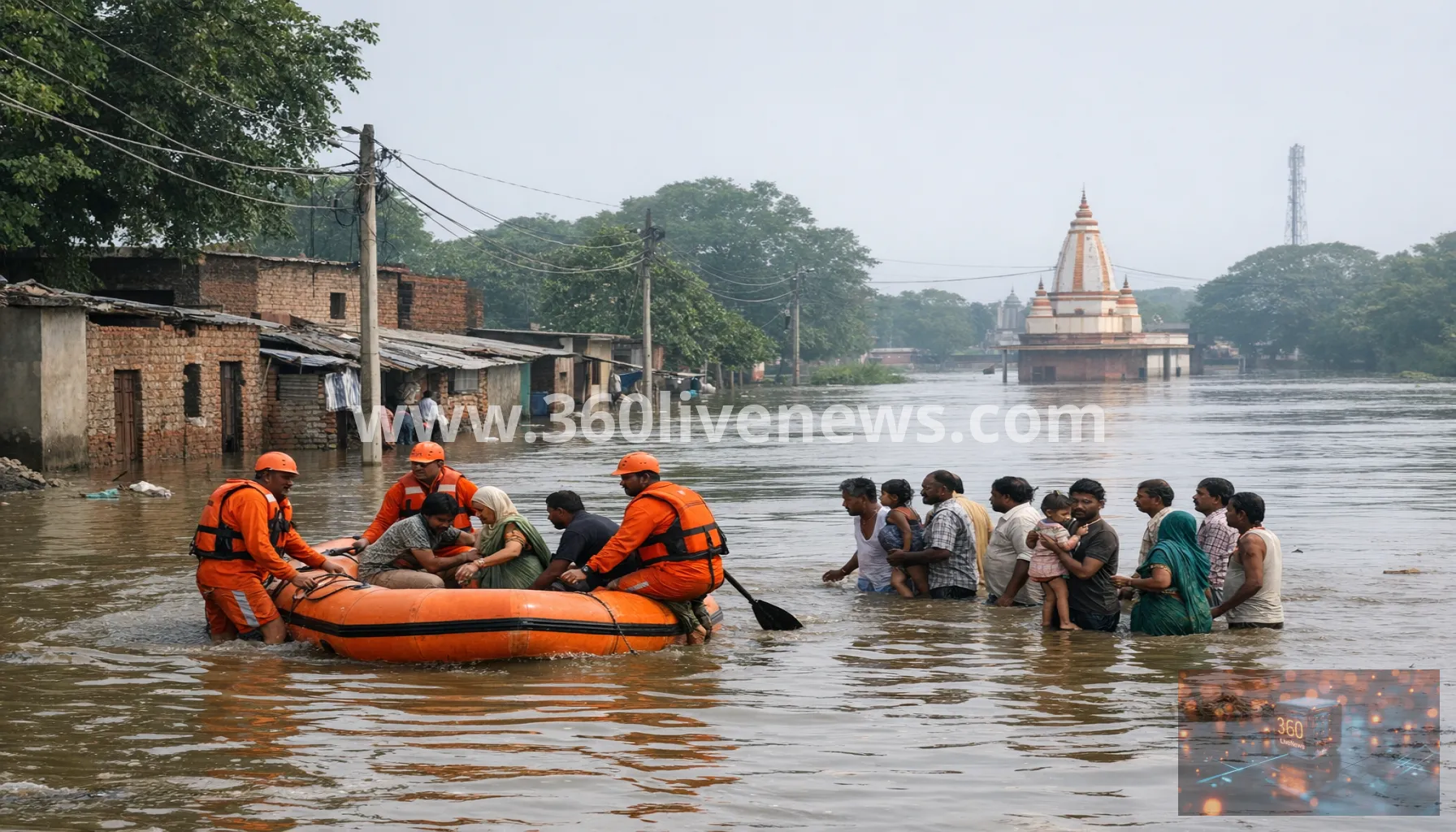 At least 62 killed in northern India flooding as rain eases