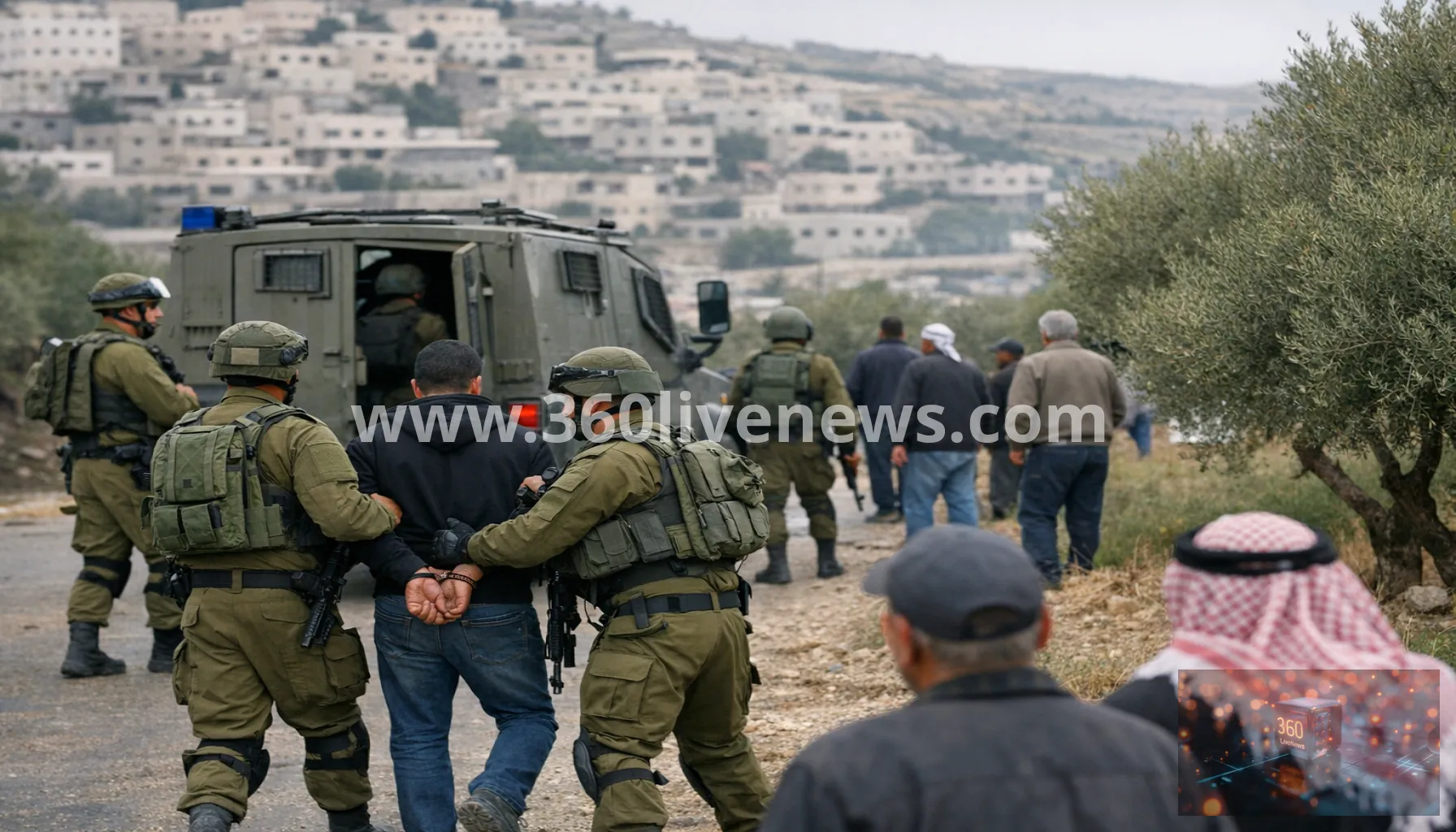 Israel arrests 36 Palestinians across the West Bank amid olive-harvest attacks