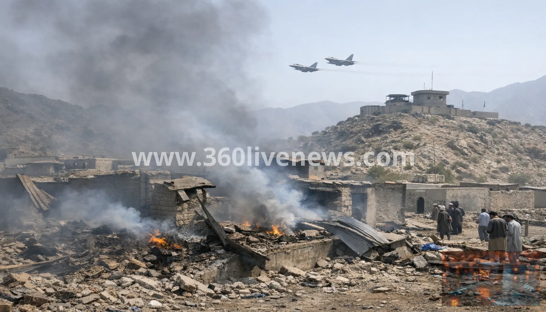 Afghanistan says it carried out air strikes inside Pakistan amid border tensions