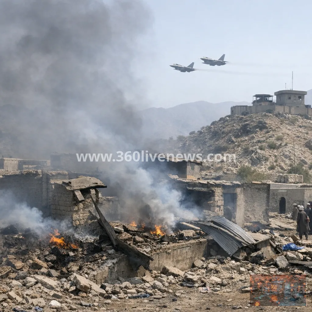 Afghanistan says it carried out air strikes inside Pakistan amid border tensions