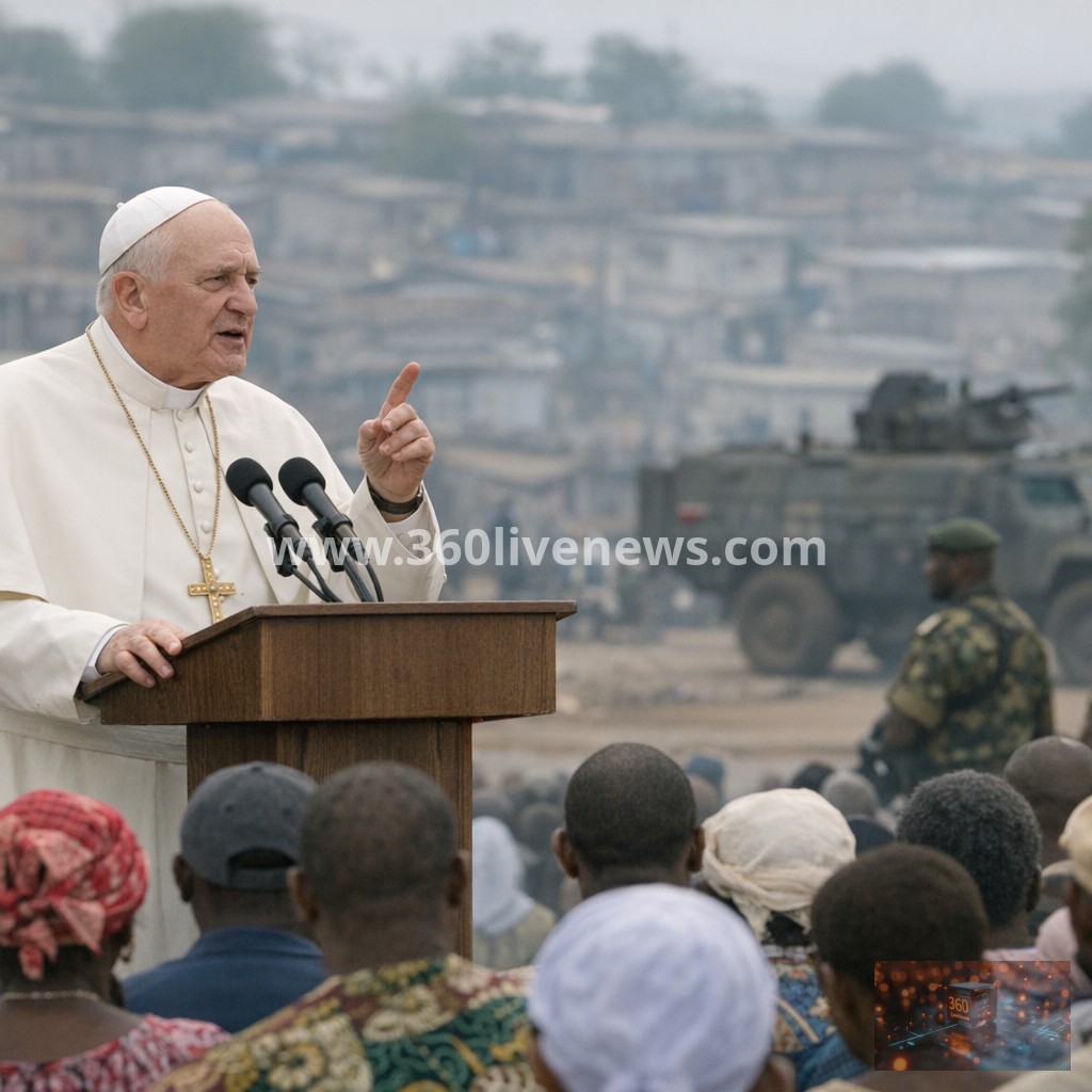 Pope Leo condemns 'tyrants' ravaging world with war during Cameroon visit
