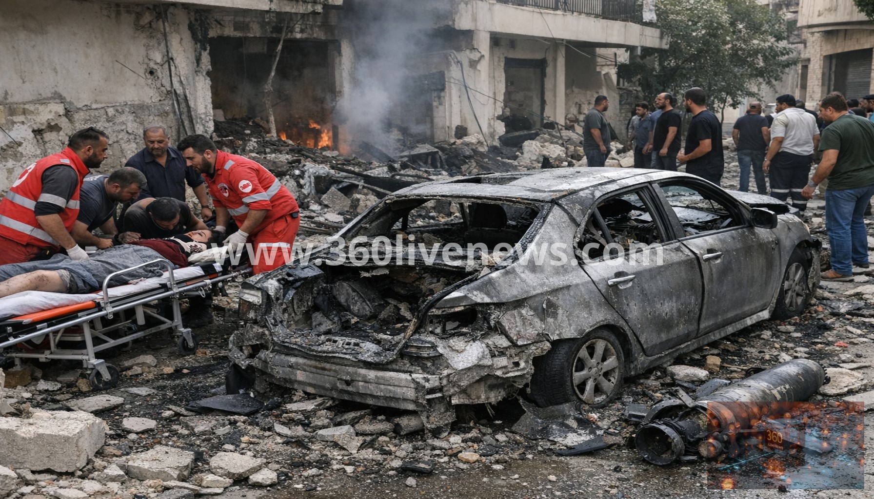 Lebanon says Israeli drone strike kills father and critically injures daughter in Nabatieh
