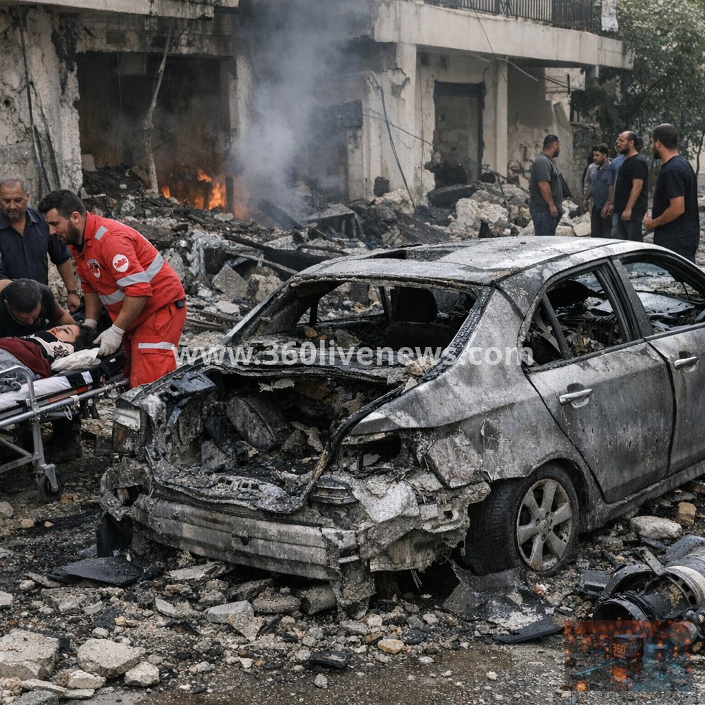 Lebanon says Israeli drone strike kills father and critically injures daughter in Nabatieh