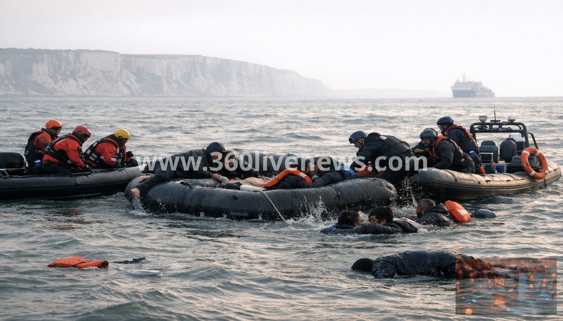 Four migrants die while crossing the Channel, raising total deaths in the area to six this year