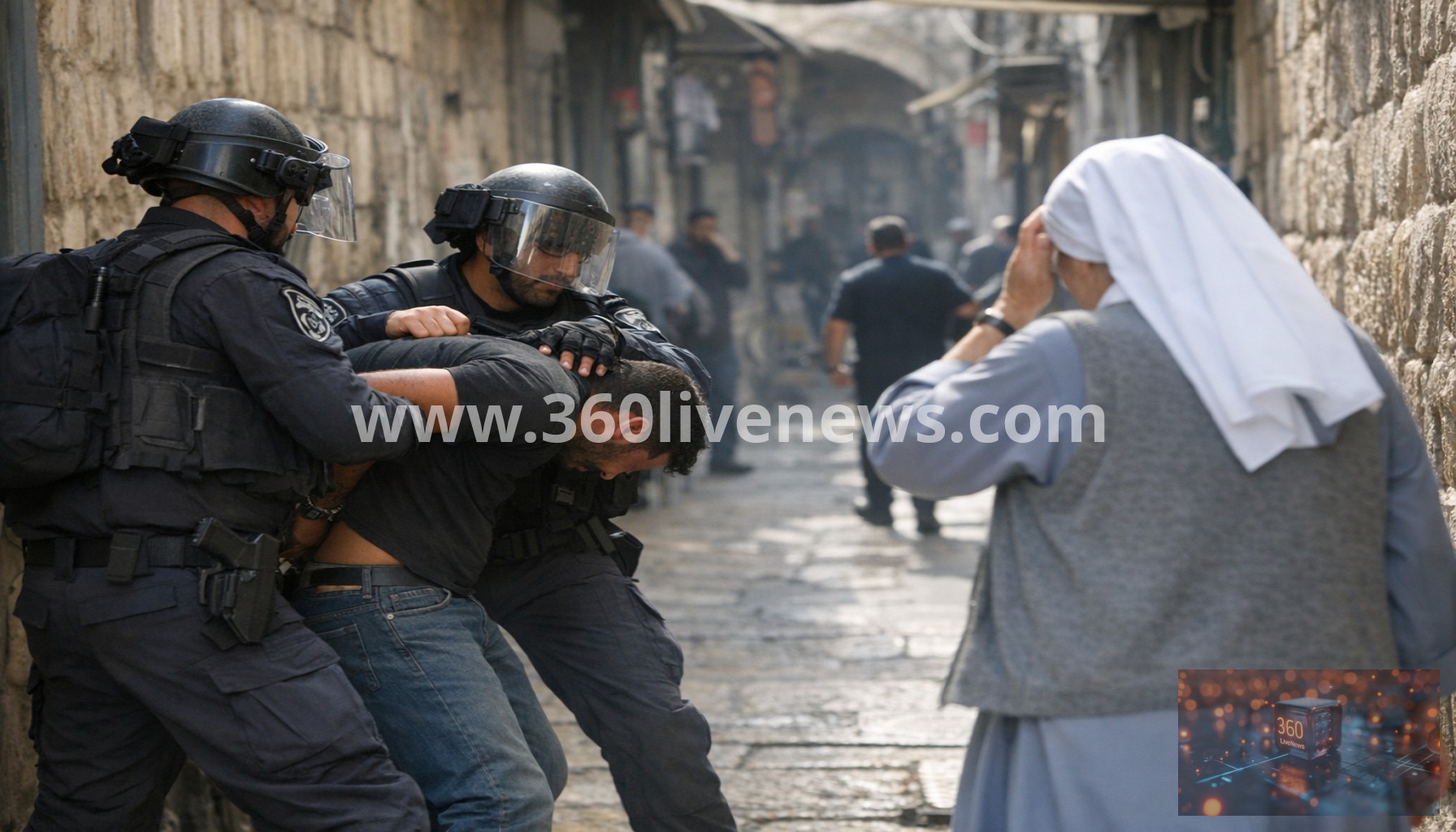 Man arrested after assault on French nun in East Jerusalem