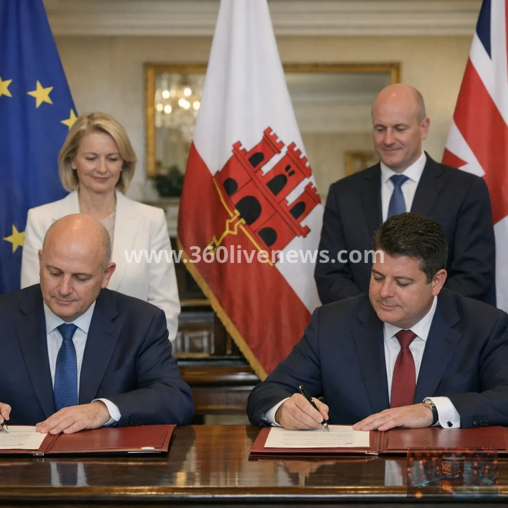 EU and UK sign Gibraltar treaty easing border checks