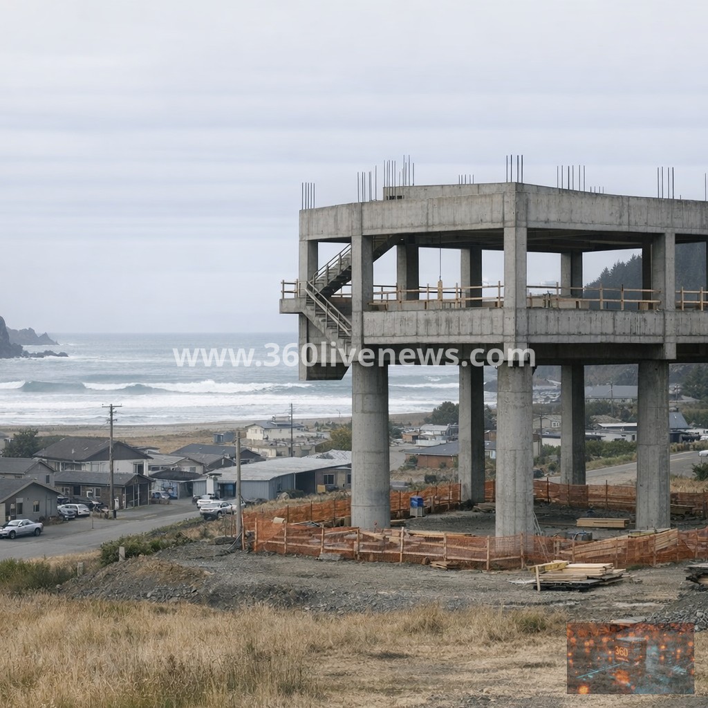 Coastal Towns on West Coast Face Challenges in Building Tsunami Shelters