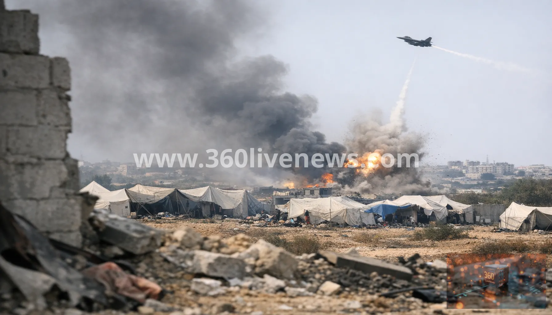 Israeli strikes kill Palestinians in Gaza as attacks on tents continue