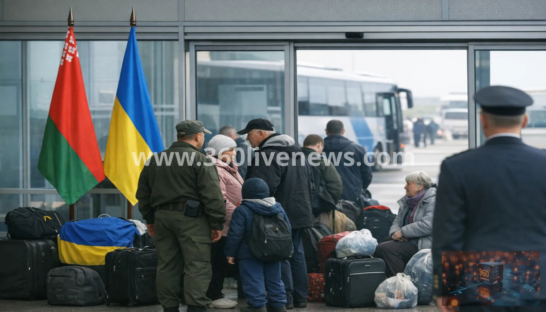 Oleshky evacuees arrive in Belarus amid localised truce between Kyiv and Moscow