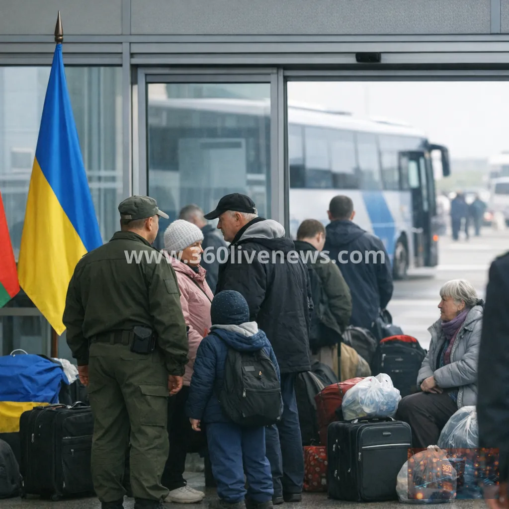 Oleshky evacuees arrive in Belarus amid localised truce between Kyiv and Moscow