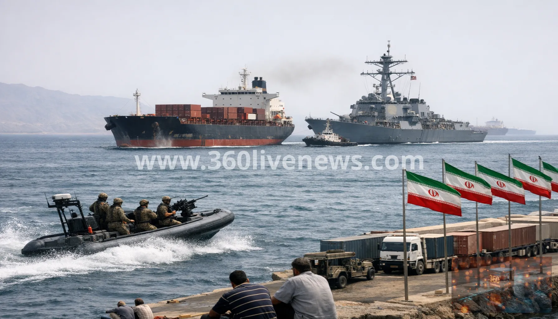 US naval blockade off Iran disrupts trade and daily life, report says