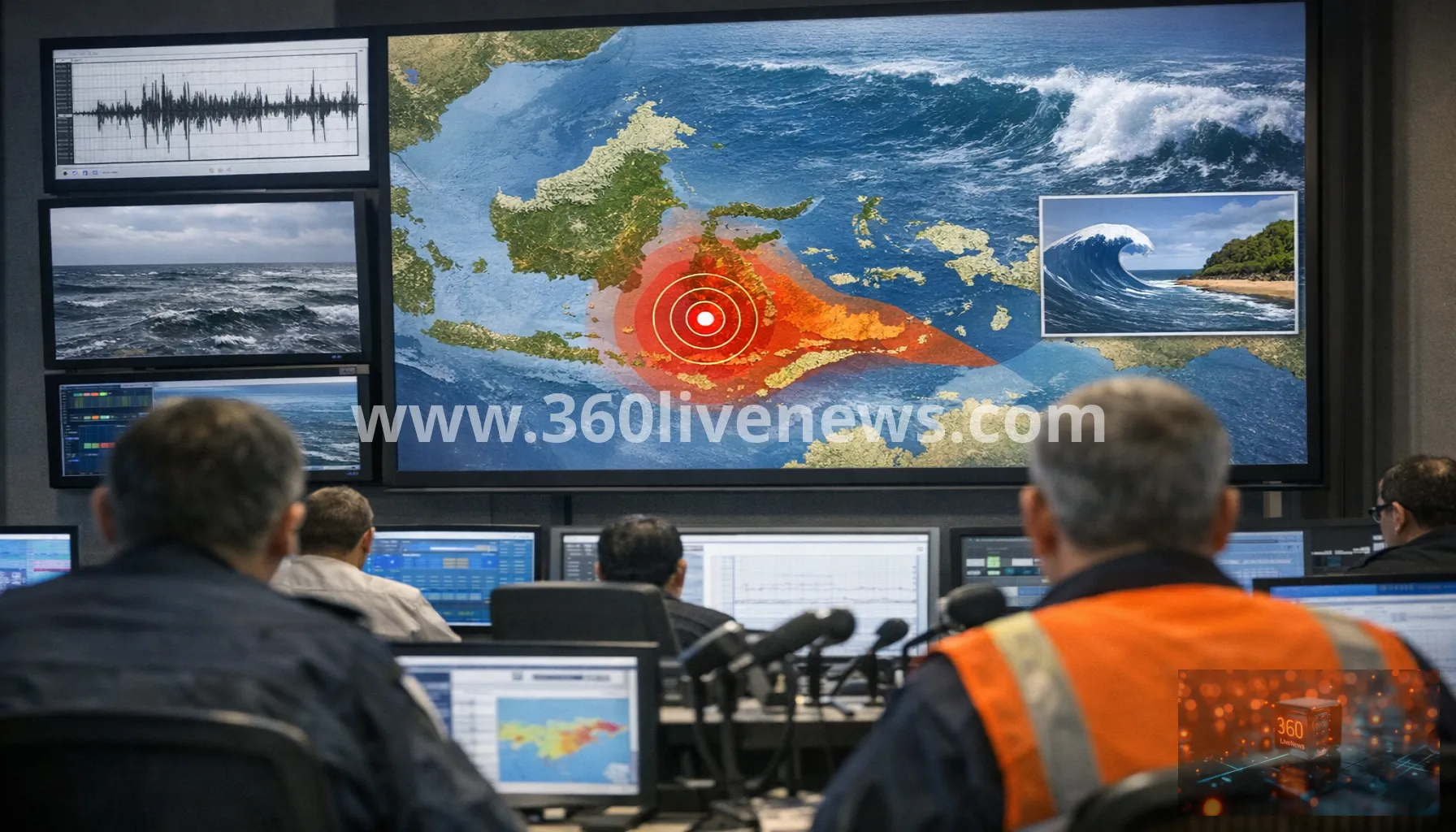Magnitude 7.7 earthquake off Indonesia's Flores region triggers tsunami warning as evacuations continue