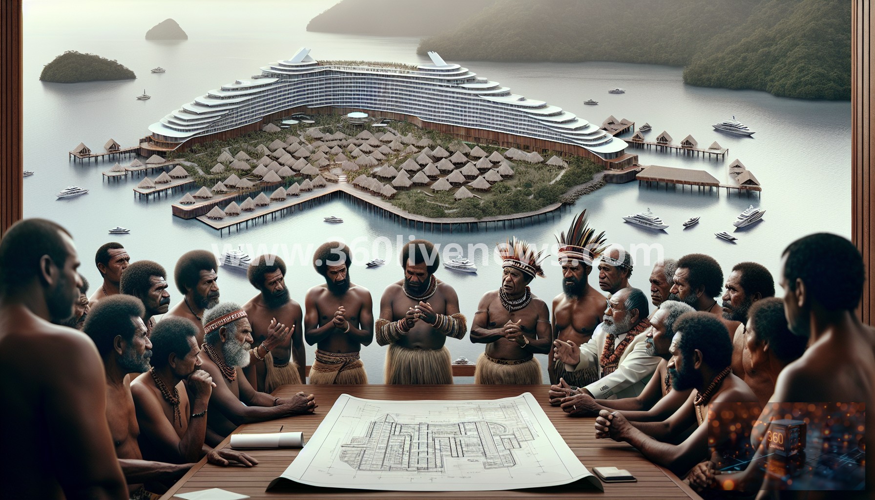 Indigenous leaders in Vanuatu raise concerns over Royal Caribbean's private beach club plans on Lelepa Island