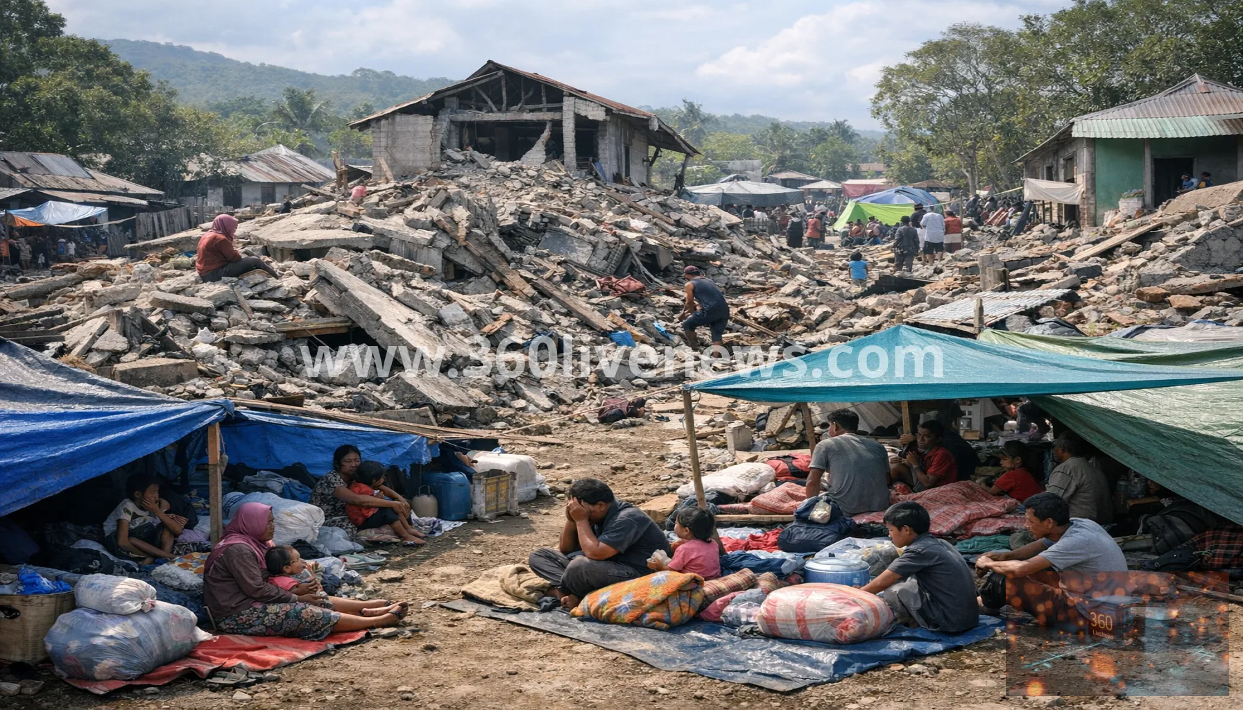 Deadly earthquake on Indonesia's Flores island leaves thousands awaiting aid