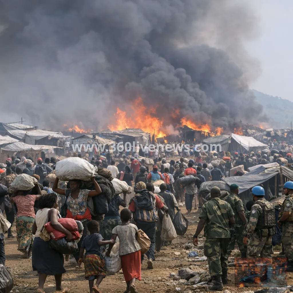 DR Congo Ebola death toll tops 4,000 as transit camp fire forces 19,000 to flee