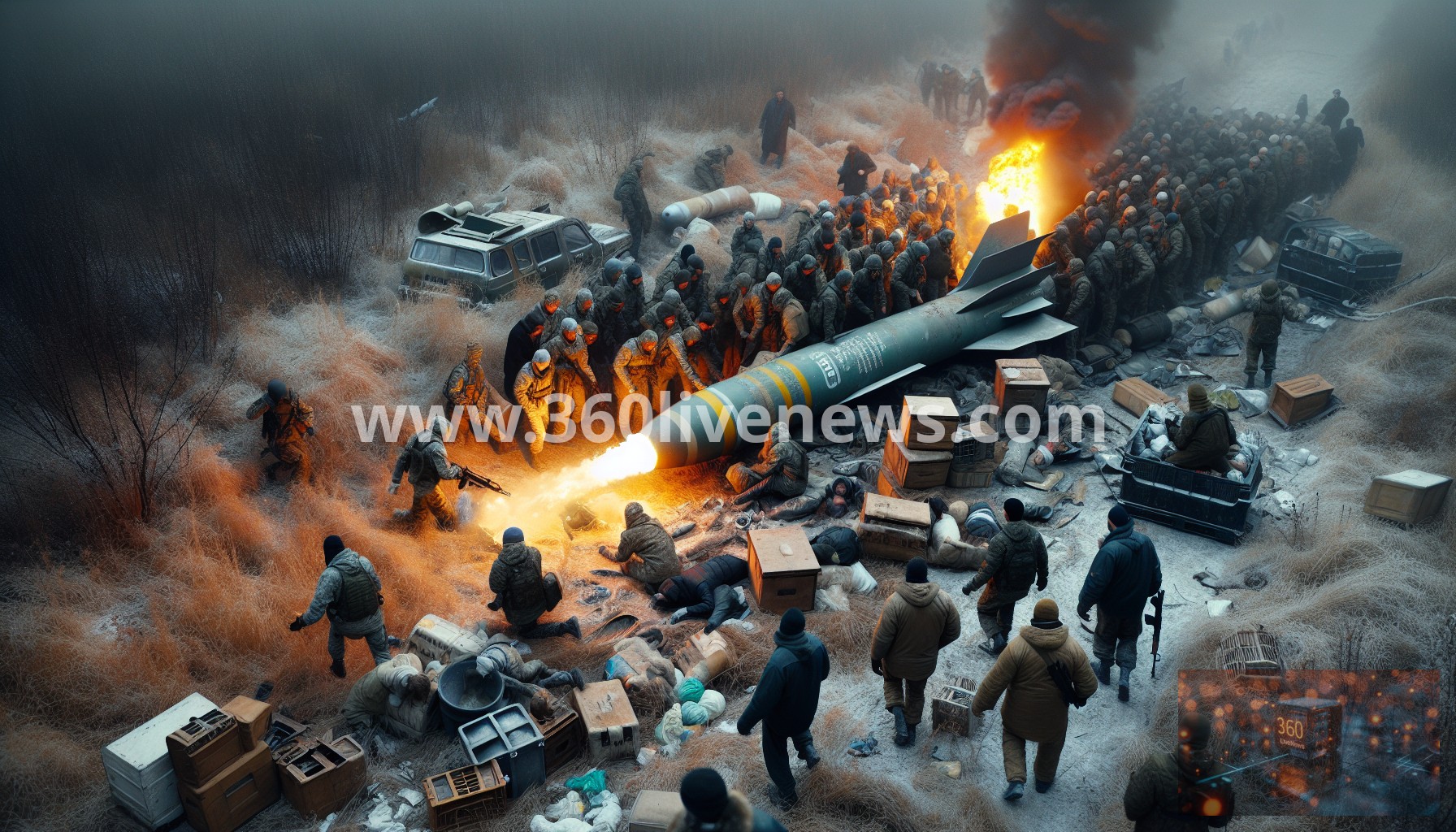 Debris from intercepted Iranian missile ignites fires near Petach Tikva, prompting firefighting efforts