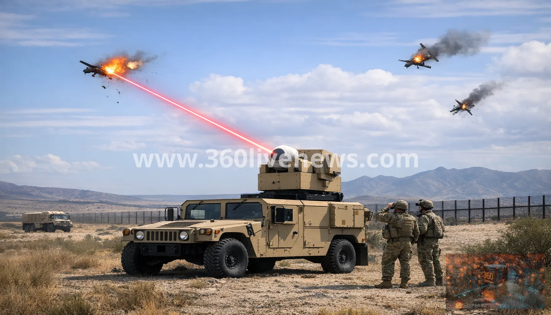 US Army uses laser system to shoot down three cartel drones near Texas border