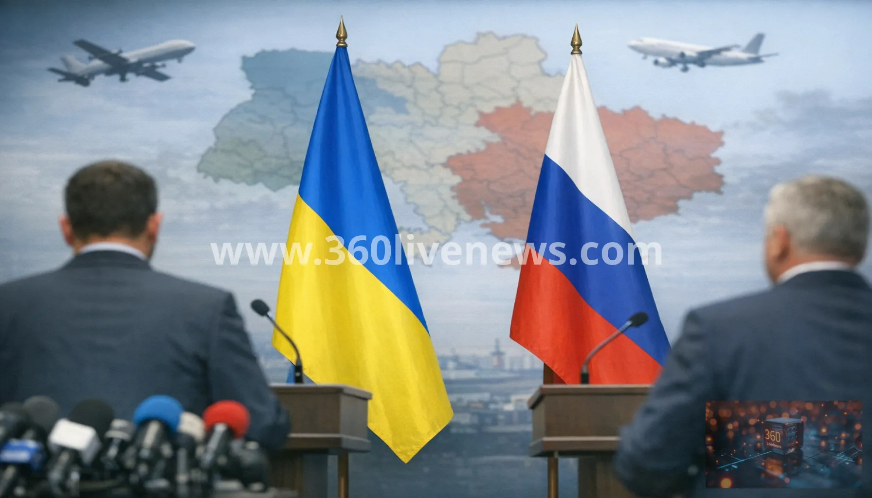 Russian drone strikes hit Ukraine as Zelenskyy and Putin trade escalation threats