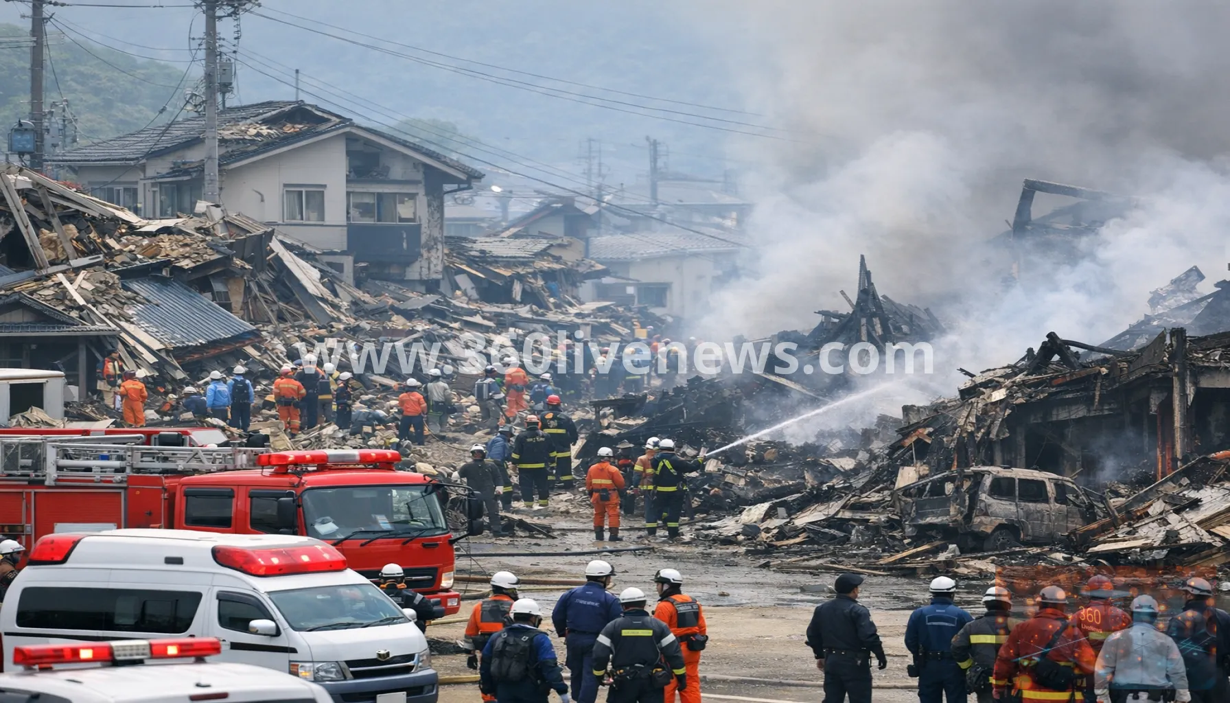 Japan earthquake and mall explosion in Kumamoto as rescue effort continues