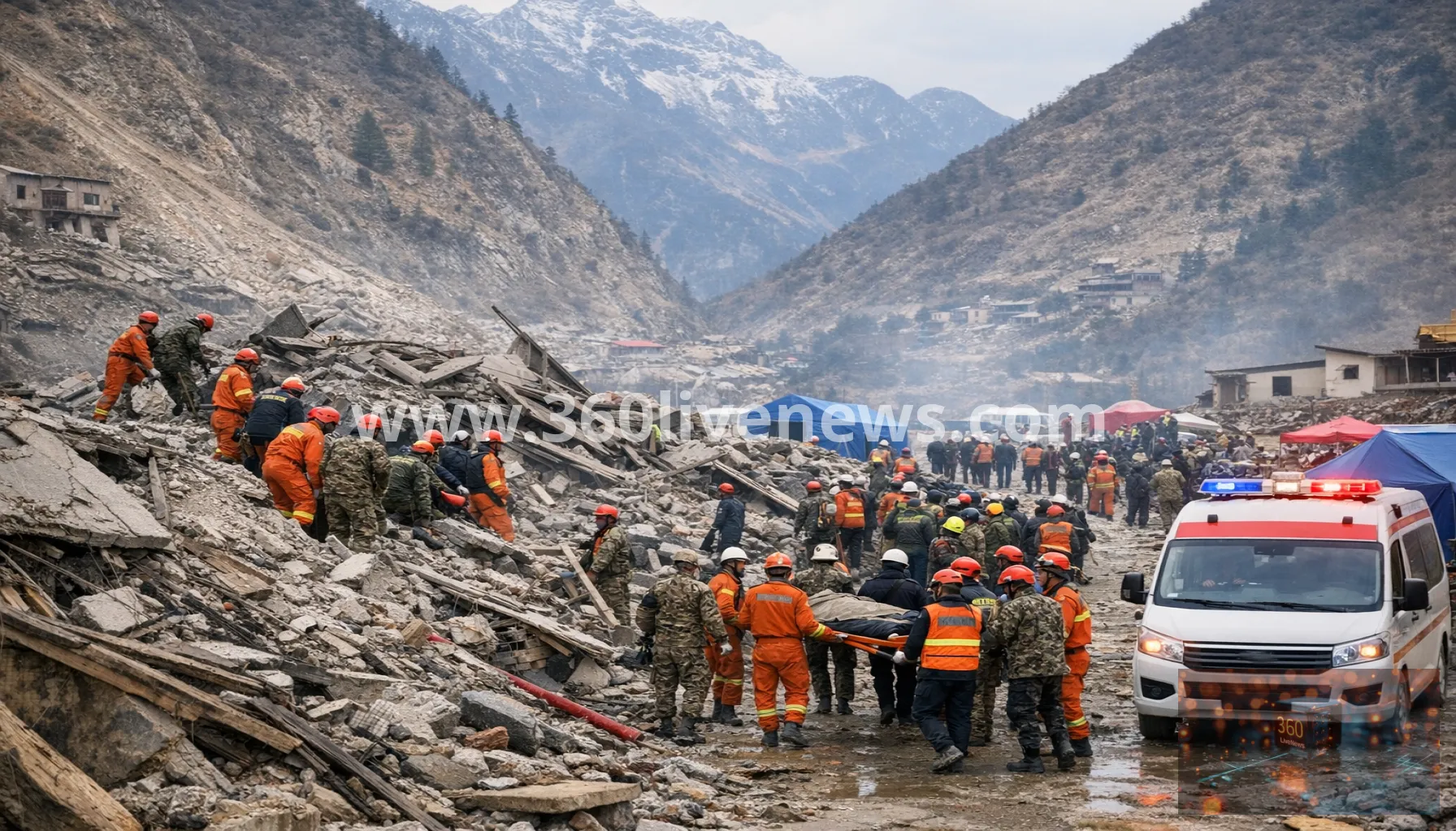 Magnitude 7 earthquake in Tibet kills 16 as rescue work continues