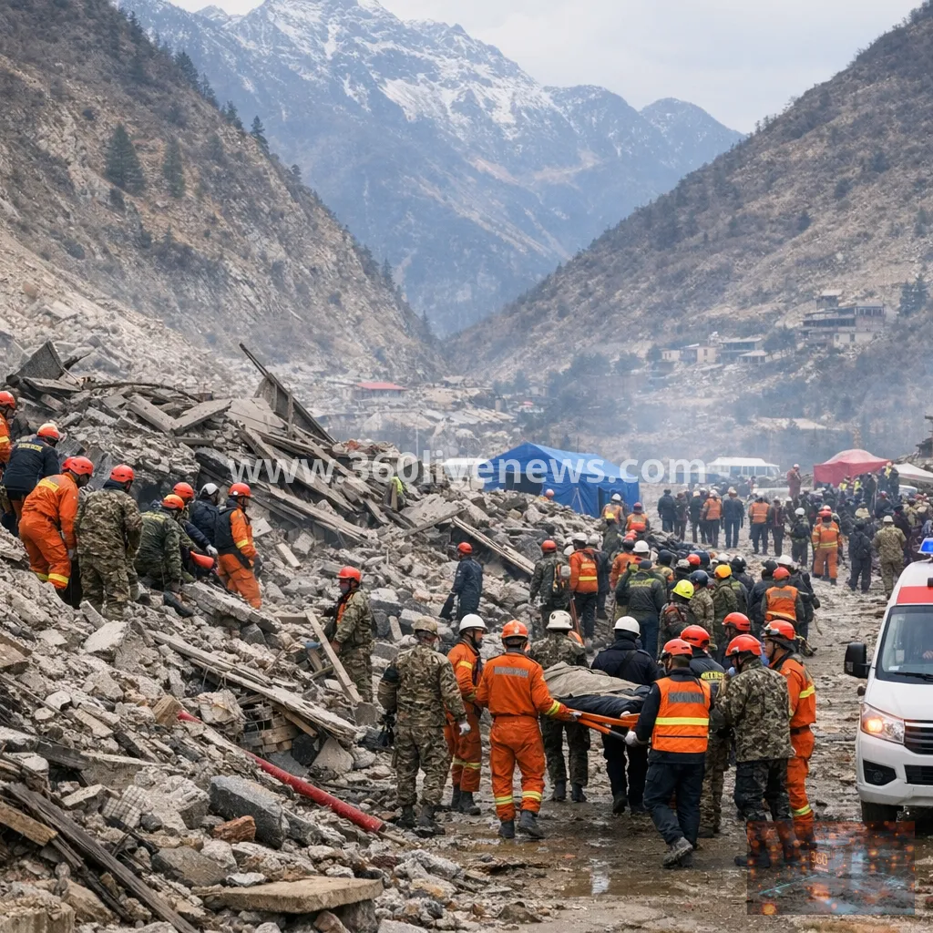Magnitude 7 earthquake in Tibet kills 16 as rescue work continues