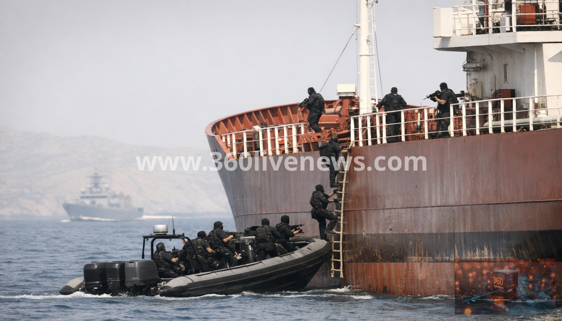 Ship seized near UAE coast and headed for Iranian waters, UK agency says