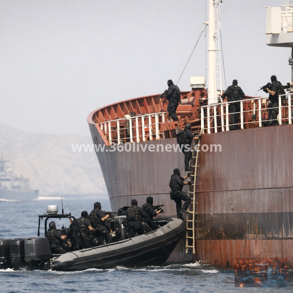Ship seized near UAE coast and headed for Iranian waters, UK agency says