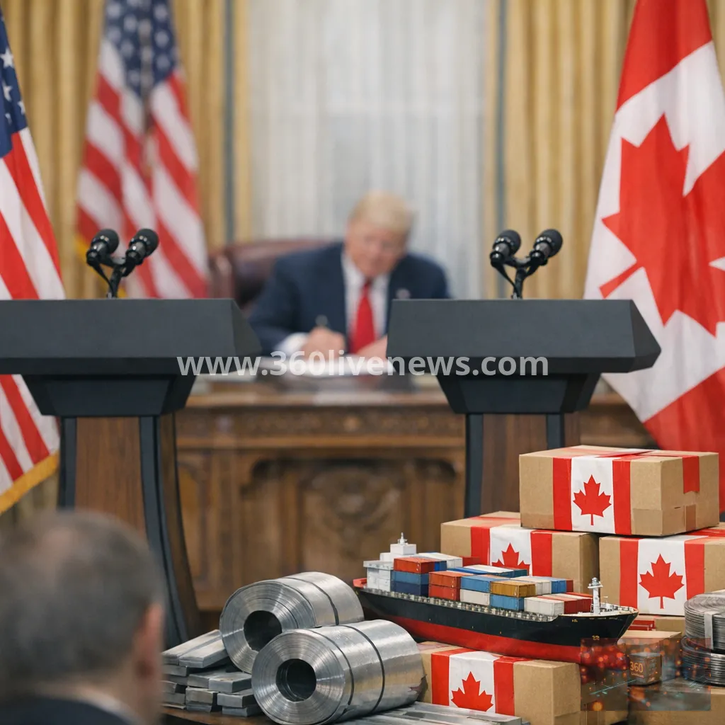 Trump orders new 50% tariffs on many Canadian goods as trade dispute escalates