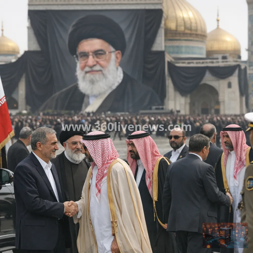 Iran funeral for Ayatollah Ali Khamenei continues in Tehran as foreign delegations arrive