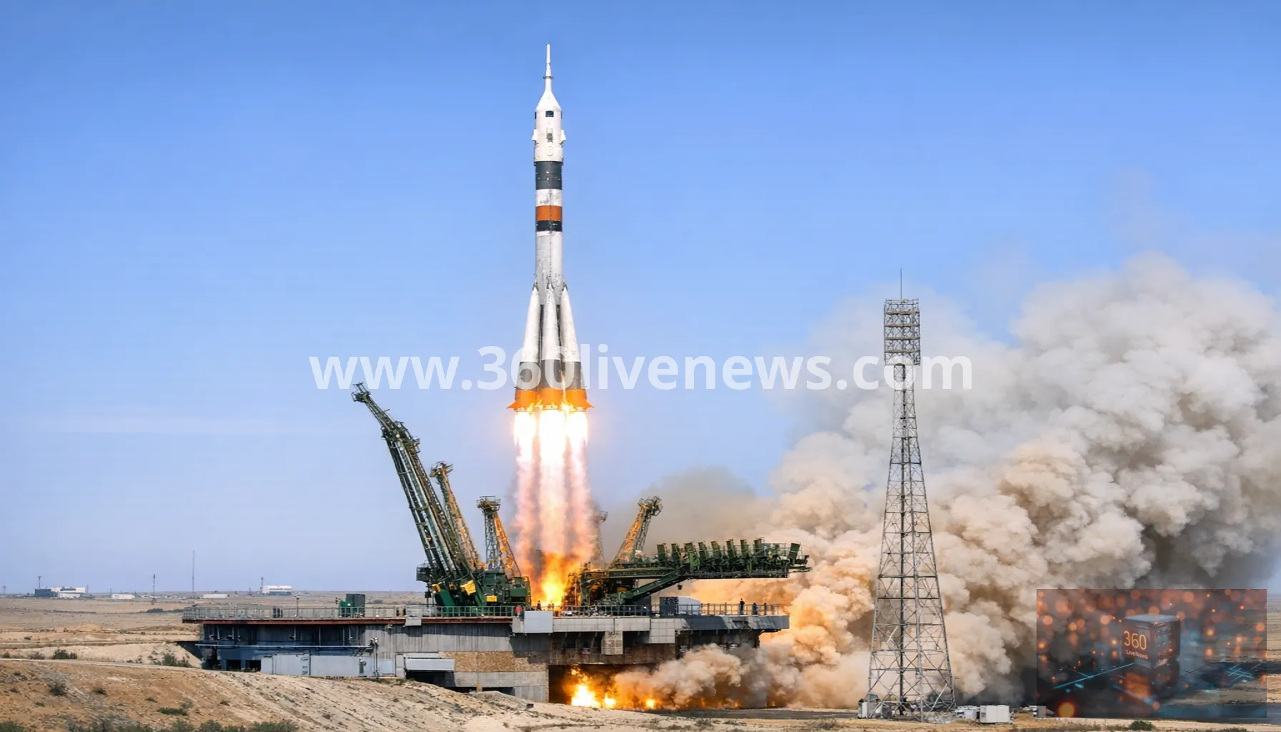 US-Russian Soyuz mission launches to ISS from Baikonur
