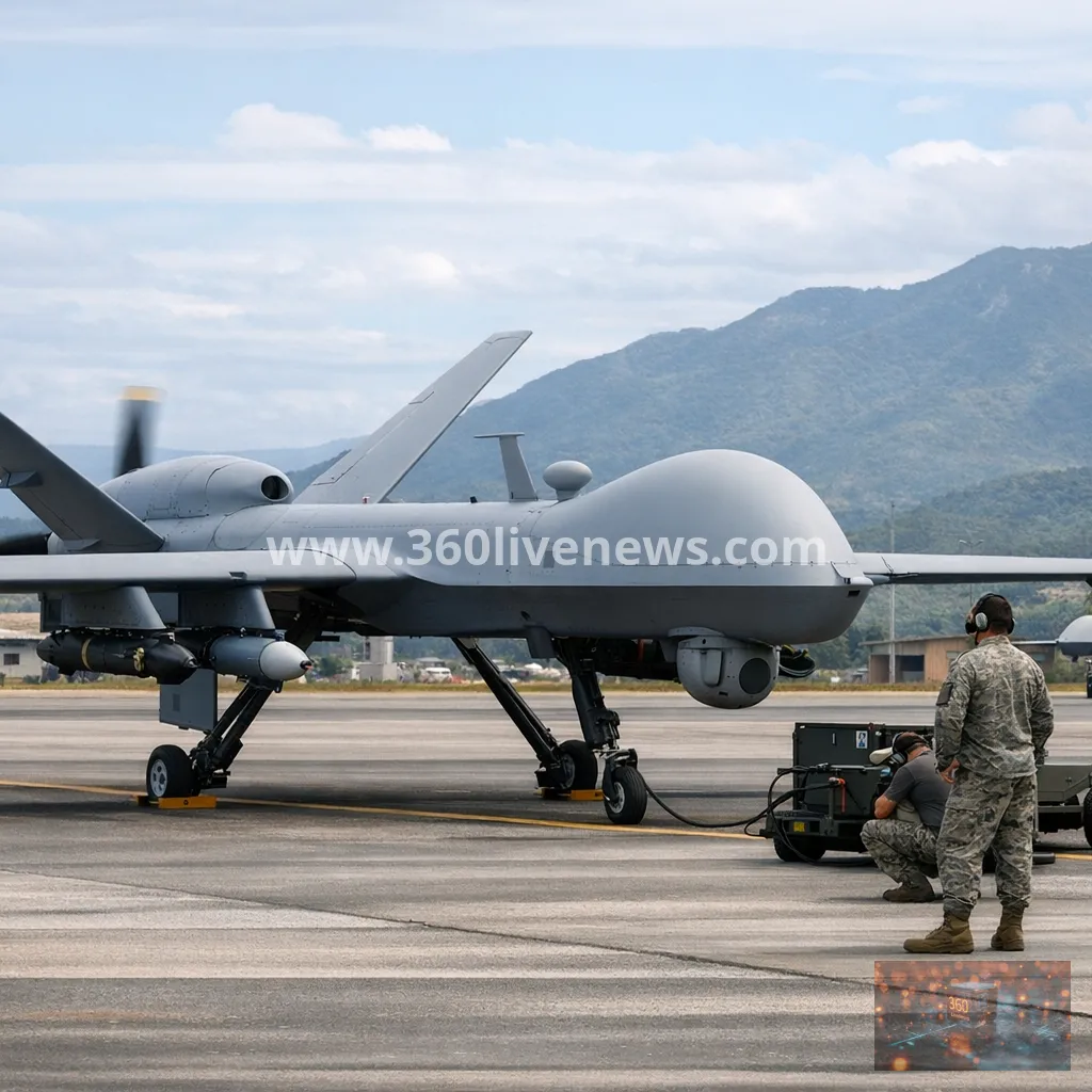US moves MQ-9 Reaper drones to South America for anti-cartel operations