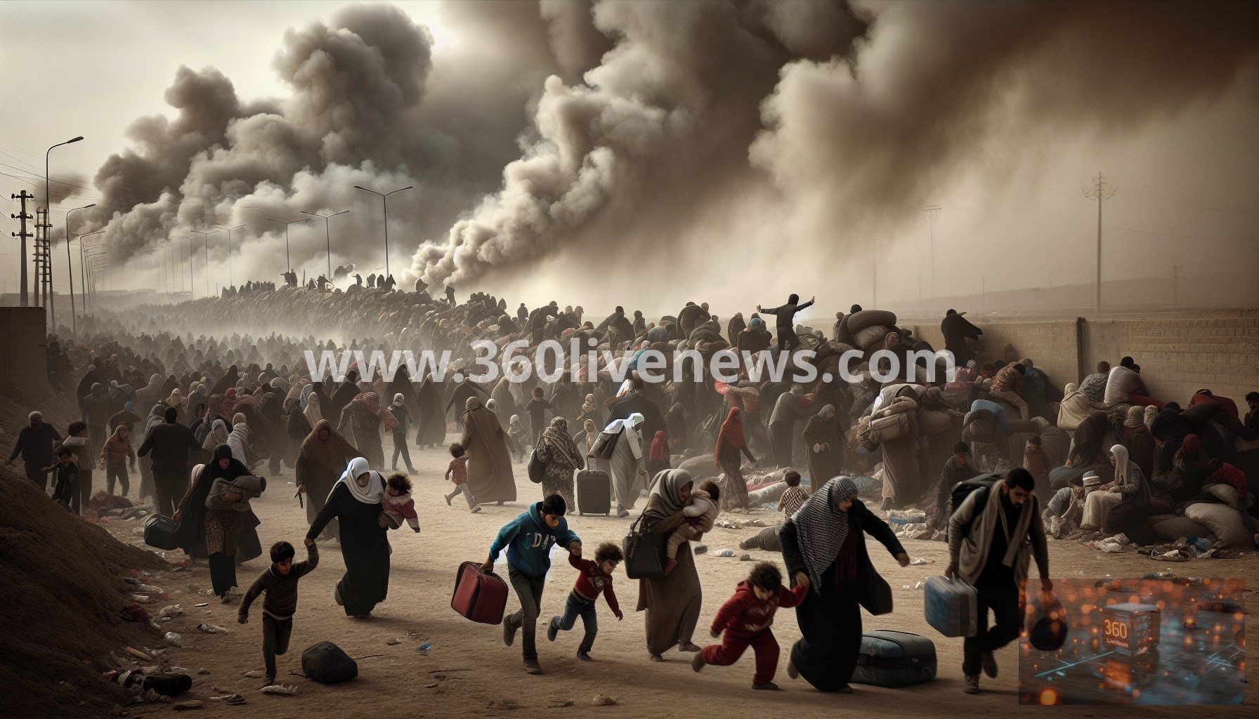 Tens of Thousands of Lebanese Civilians Evacuate Beirut Amid Israeli Airstrikes and Rising Tensions