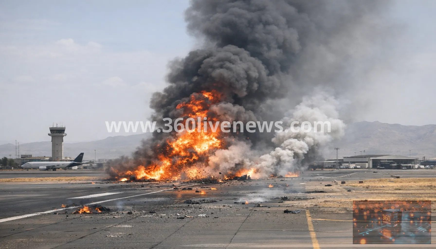 Yemen government says its forces struck Sanaa airport runway to block Iranian aircraft