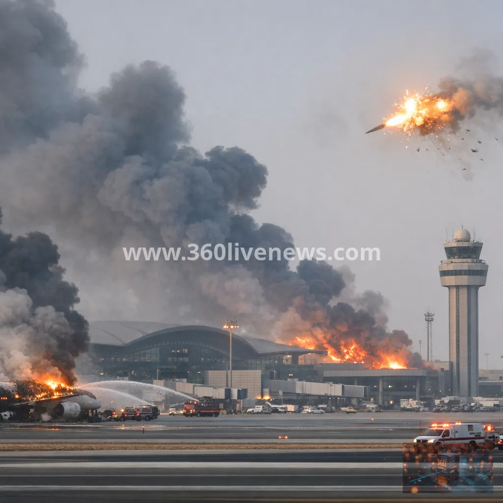 Kuwait says airport drone strike killed Indian national and injured dozens