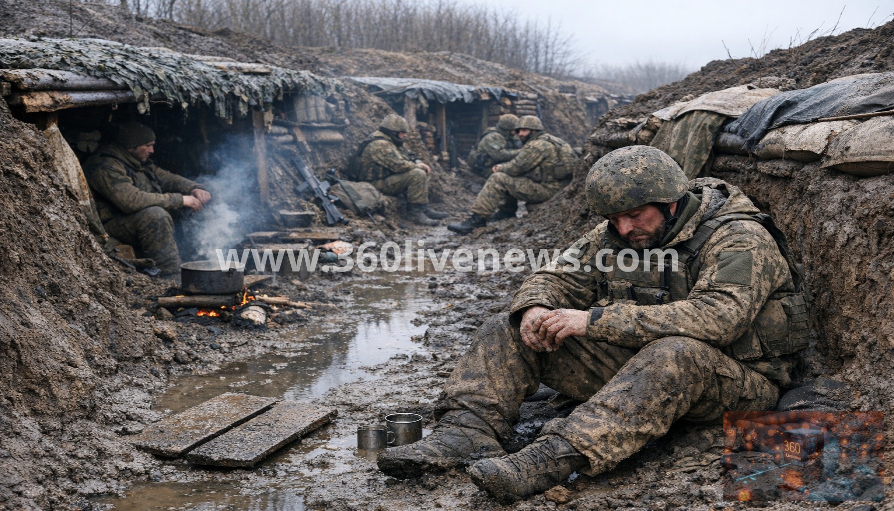 Ukrainian ombudswoman reports on soldiers' harsh conditions after 40 days in trenches