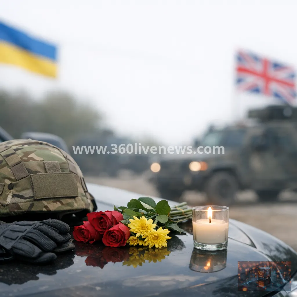 UK armed forces member killed in road crash in Ukraine, Ministry of Defence says