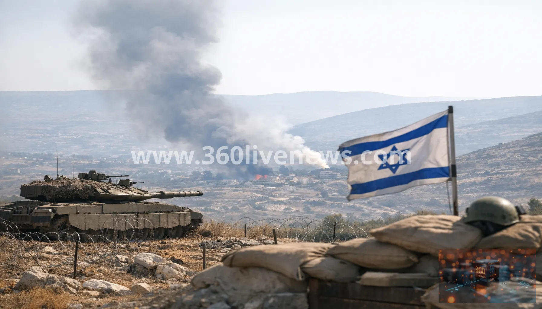 Israeli strikes in south Lebanon as four soldiers killed in combat and 18 reported dead
