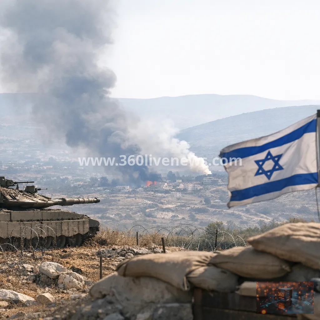 Israeli strikes in south Lebanon as four soldiers killed in combat and 18 reported dead