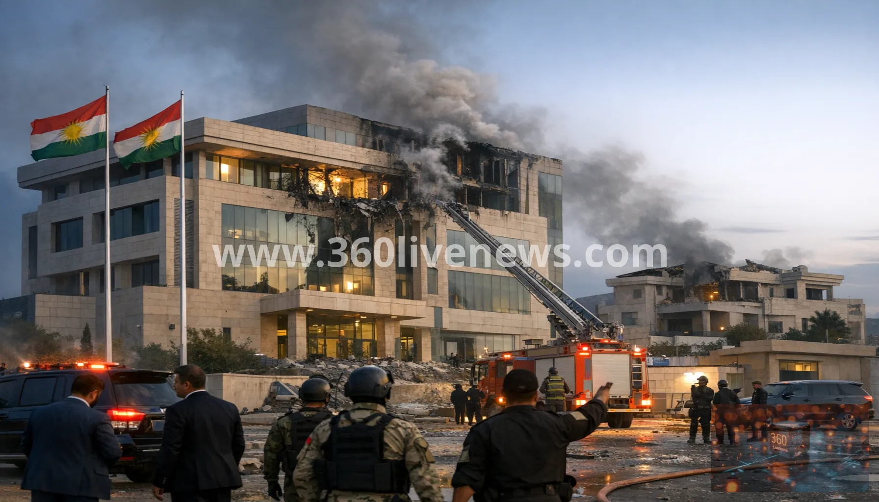Drone attack targets Iraqi Kurdish Prime Minister Barzani's office and security chief's residence