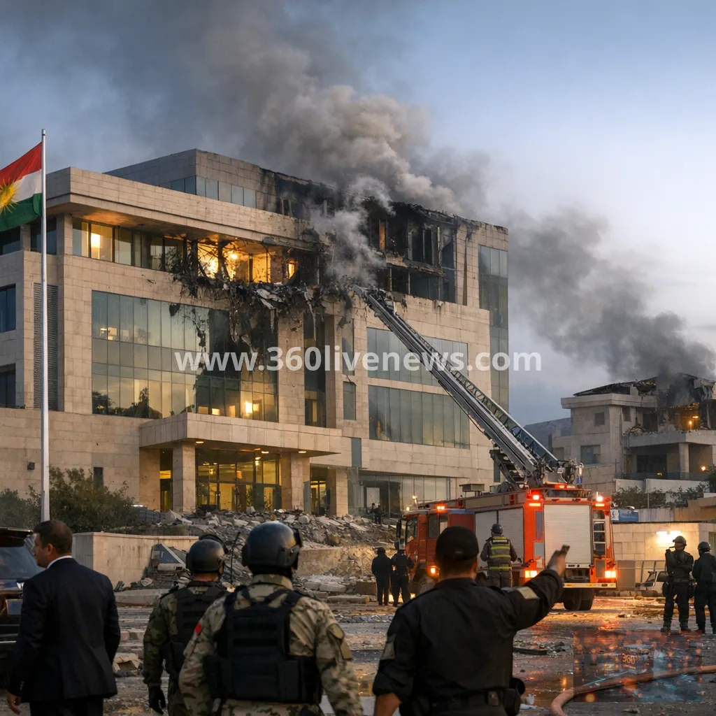 Drone attack targets Iraqi Kurdish Prime Minister Barzani's office and security chief's residence
