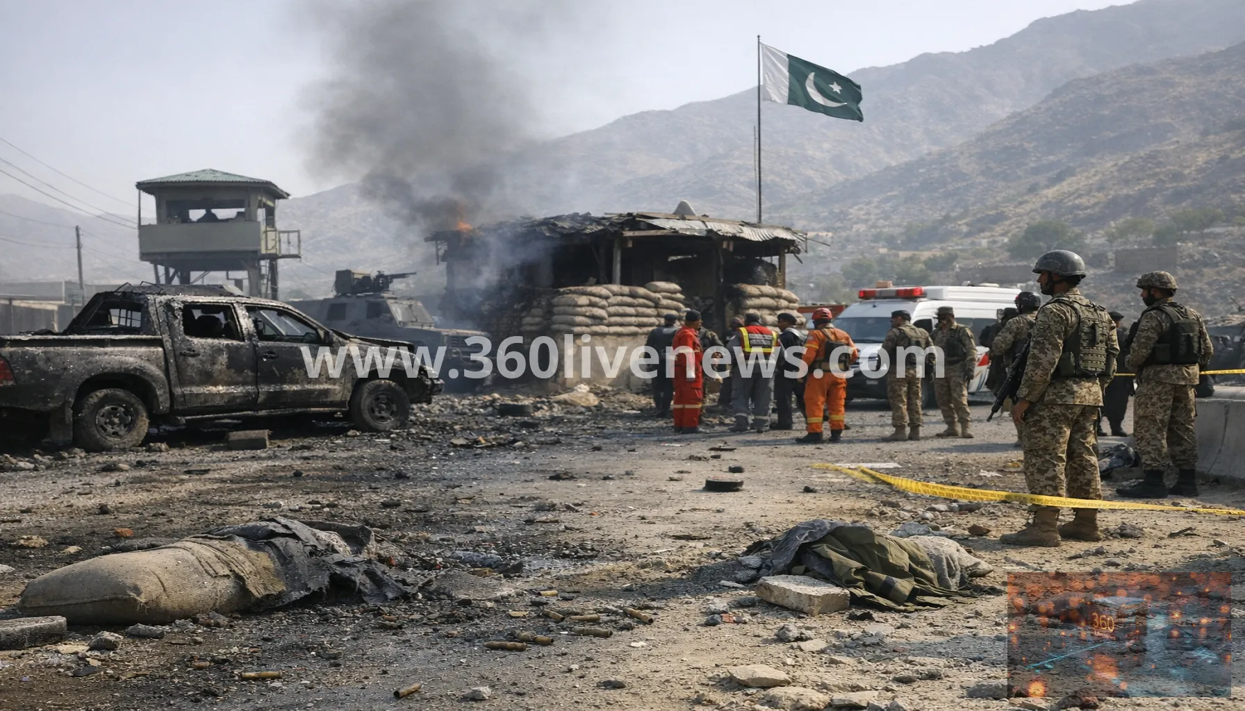 Deadly militant attack on Pakistan checkpoint in Khyber Pakhtunkhwa leaves 15 dead