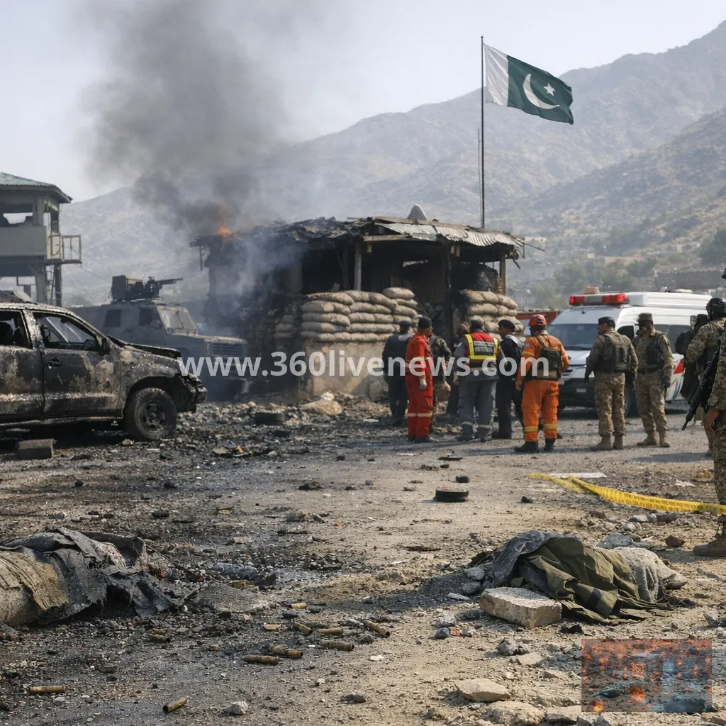 Deadly militant attack on Pakistan checkpoint in Khyber Pakhtunkhwa leaves 15 dead