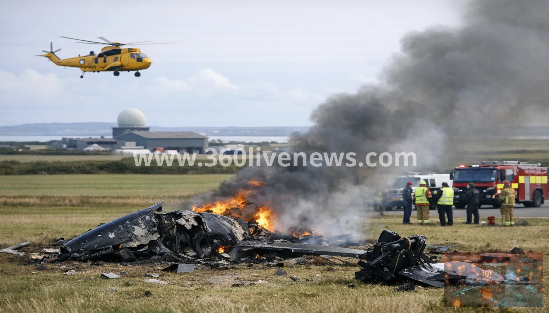 RAF Hawk T2 training jet crashes near Anglesey after pilots eject