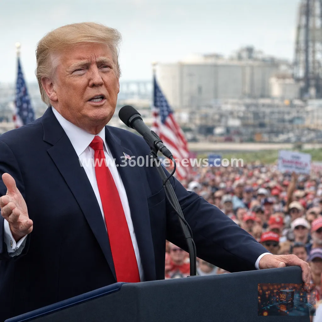 Trump touts Venezuela oil deal and floats 51st-state idea at Texas rally