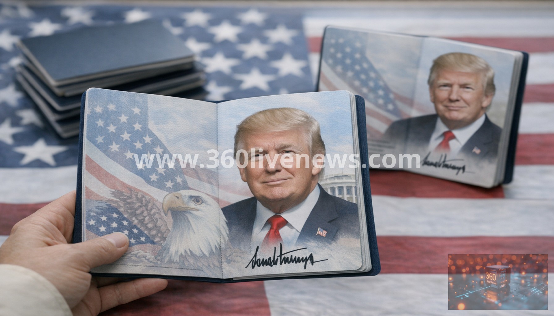 US to Issue Limited Edition Passports Featuring President Donald Trump's Portrait