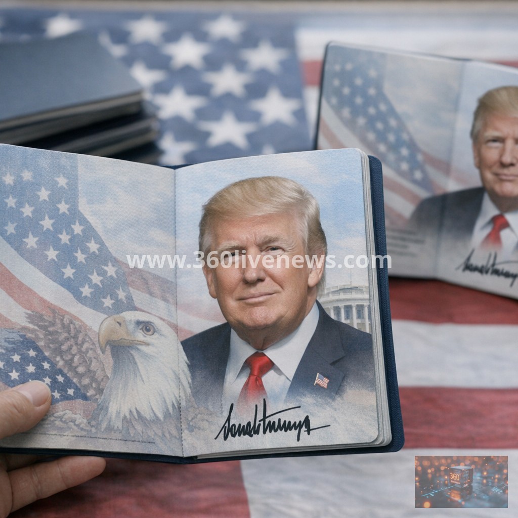 US to Issue Limited Edition Passports Featuring President Donald Trump's Portrait